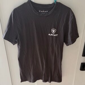 Ariat Black Tee with White Chest Logo